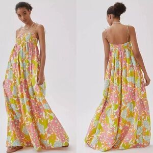 Anthropologie S/W/F Empire-Waisted Maxi Dress S NWT $379